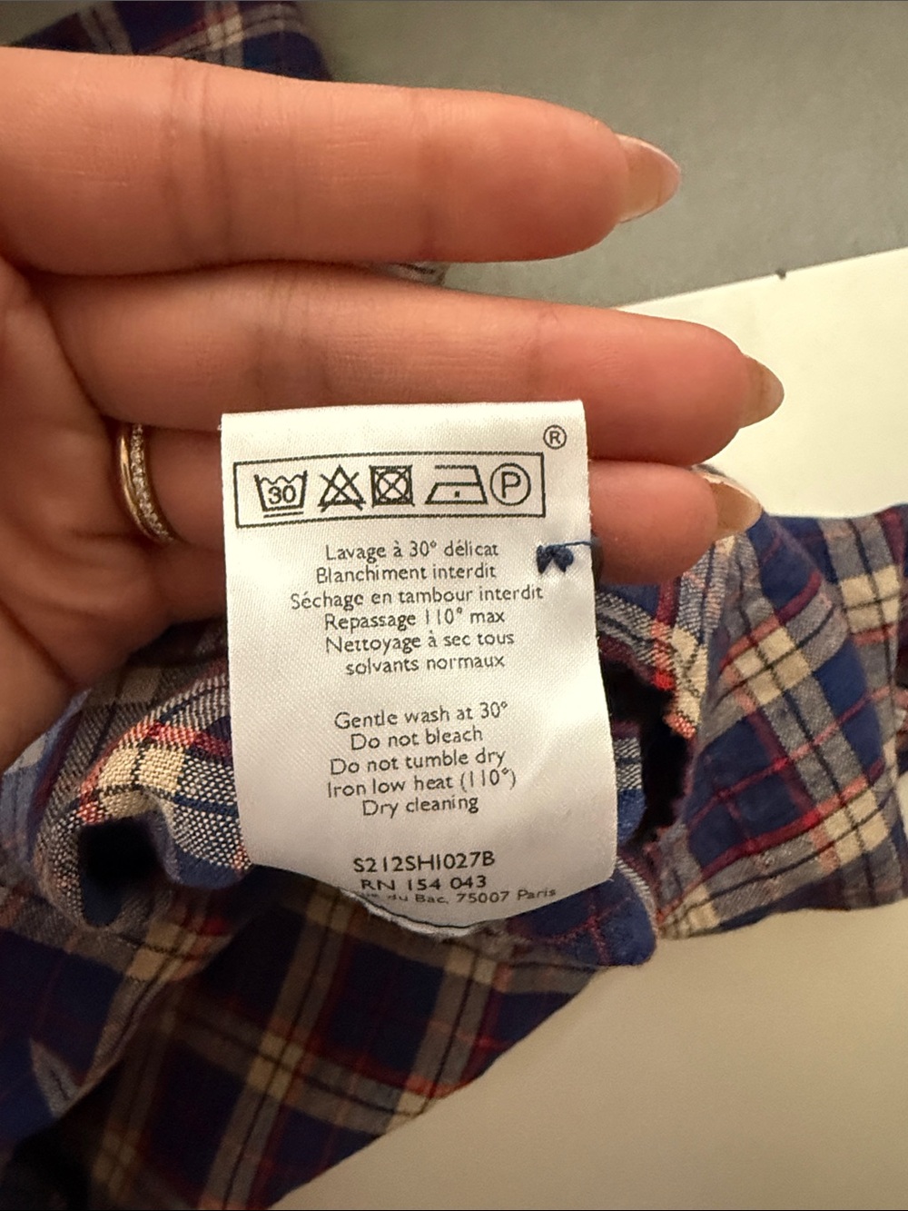 Sezane Chlo Linen Shirt Sz36/4 ***needs to be dry cleaned*** - Picture 9 of 12